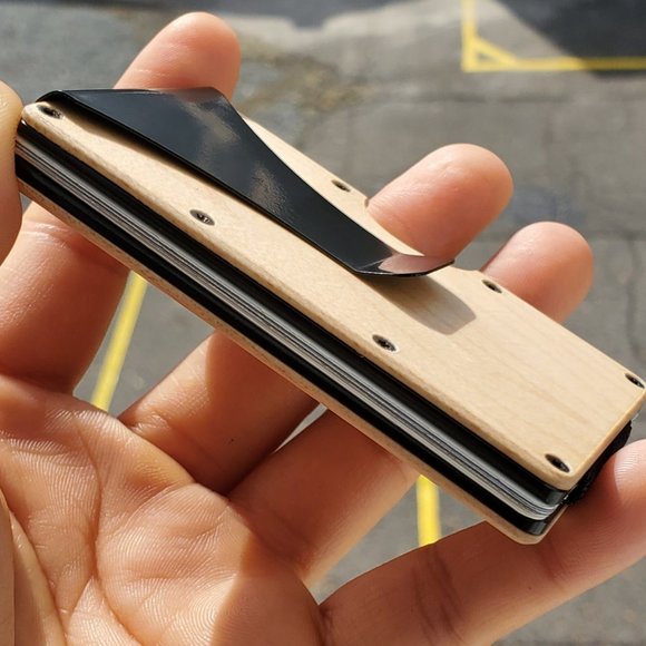 RFID Slim Design Wallet Money Clip - Picture 10 of 16